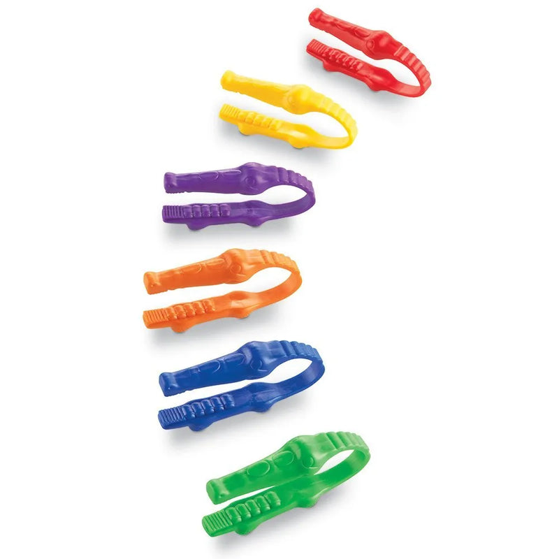 Learning Resources - Gator Grabber Tweezers(12Pcs) - Limolin 