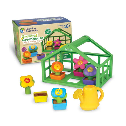 Learning Resources - Growing Greenhouse Color & Number Playset - Limolin 