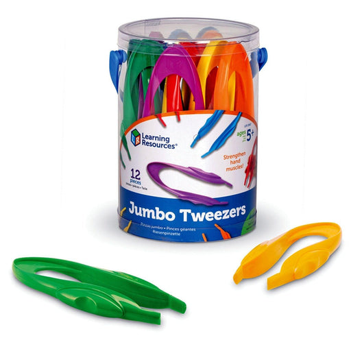 Learning Resources - Jumbo Tweezers(12Pcs) - Limolin 
