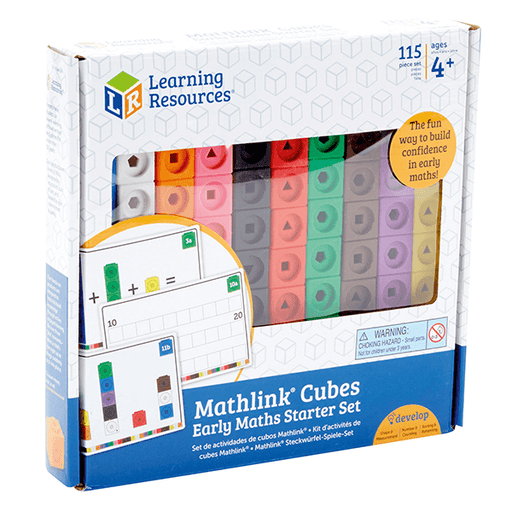 Learning Resources - Mathlink Cubes, Early Math Activity Set - Limolin 