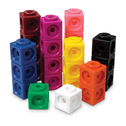 Learning Resources - Mathlink Cubes, Early Math Activity Set - Limolin 