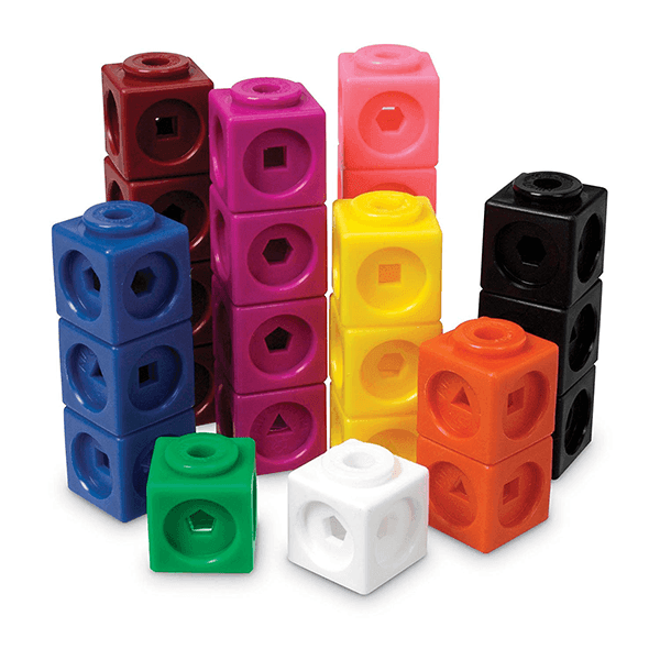 Learning Resources - Mathlink Cubes, Early Math Activity Set - Limolin 