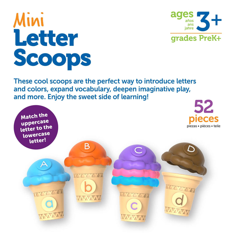 Learning Resources - Mini Letter Scoops - Limolin 