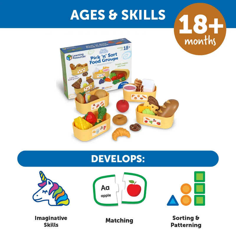 Learning Resources - New Sprouts Pick "N" Sort Food Groups - Limolin 