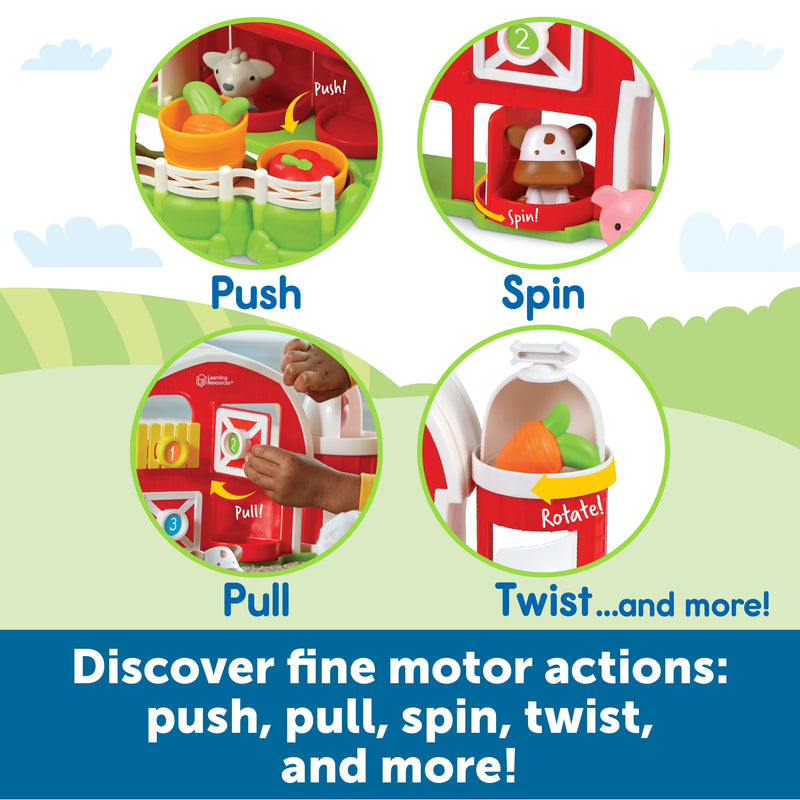 Learning Resources - Peekaboo Learning Barn Playset - Limolin 