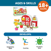 Learning Resources - Peekaboo Learning Barn Playset - Limolin 