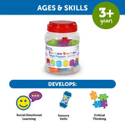 Learning Resources - Rainbow Emotions Fidget Poppers Classroom Set - Limolin 