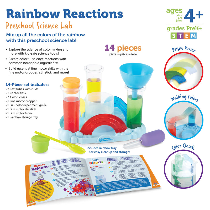 Learning Resources - Rainbow Reactions Preschool Lab - Limolin 