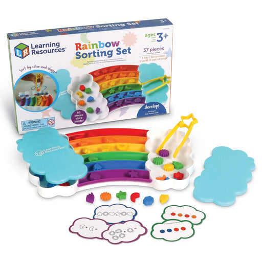Learning Resources - Rainbow Sorting Trays - Limolin 