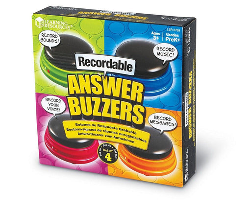 Learning Resources - Recordable Answer Buzzers(4Pcs) - Limolin 