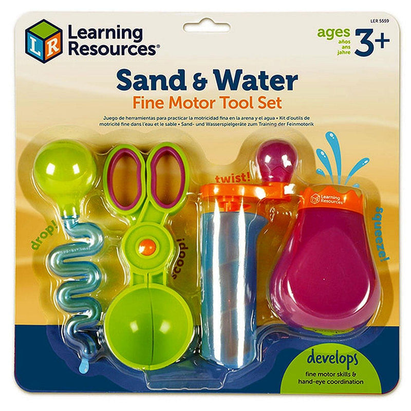 Learning Resources - Sand/Water Fine Motor Tool Set - Limolin 