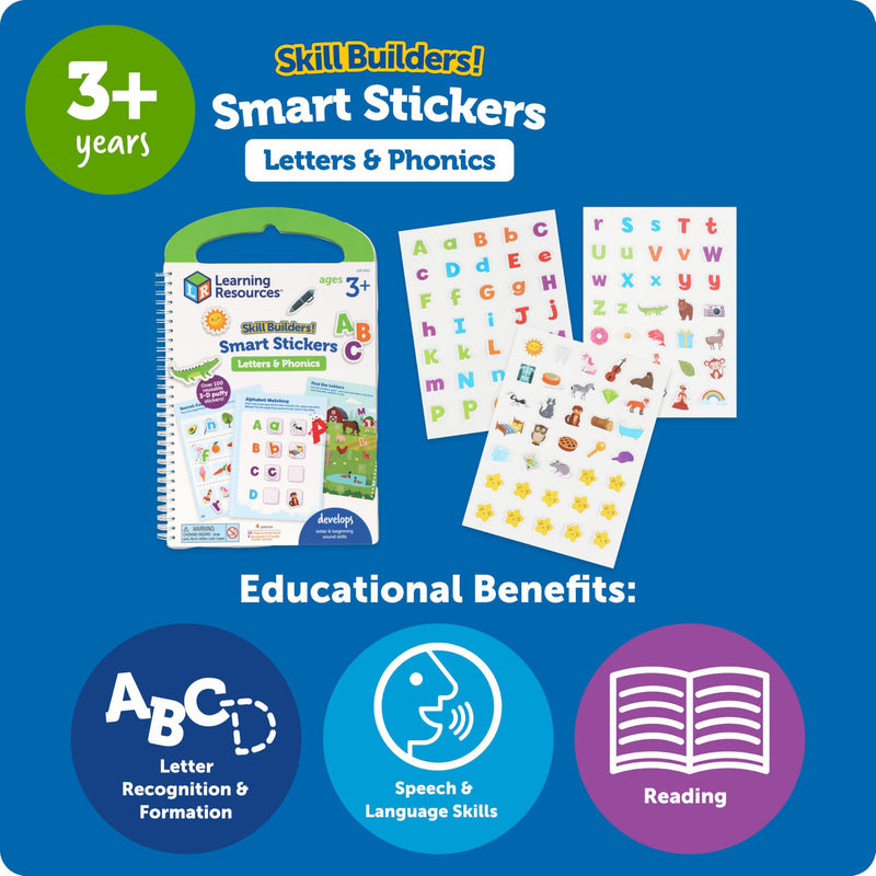 Learning Resources - Sb Smart Stickers-Letters & Phonics - Limolin 