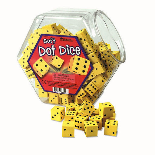 Learning Resources - Soft Foam Dot Dice (Set of 200) - Limolin 