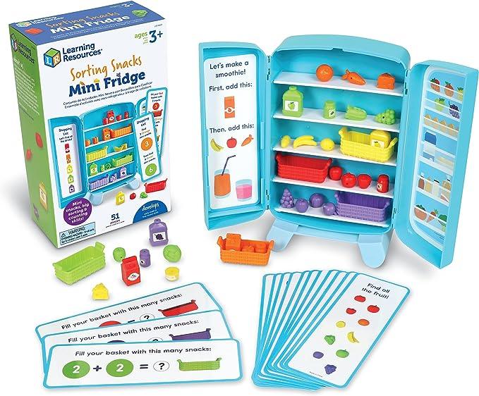 Learning Resources - Sorting Snacks Mini Fridge - Limolin 
