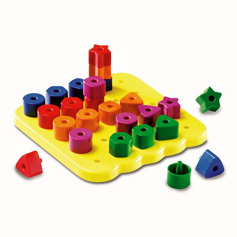 Learning Resources - Stacking Shapes Pegboard - Limolin 