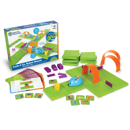 Learning Resources - Stem Robot Mouse Coding Activity Set - Limolin 