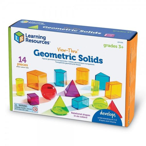 Learning Resources - View - Thru Geometric Solids - Limolin 