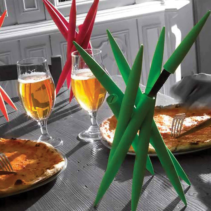 Legnoart - Spicy Steak Knives Set - Red - Limolin 