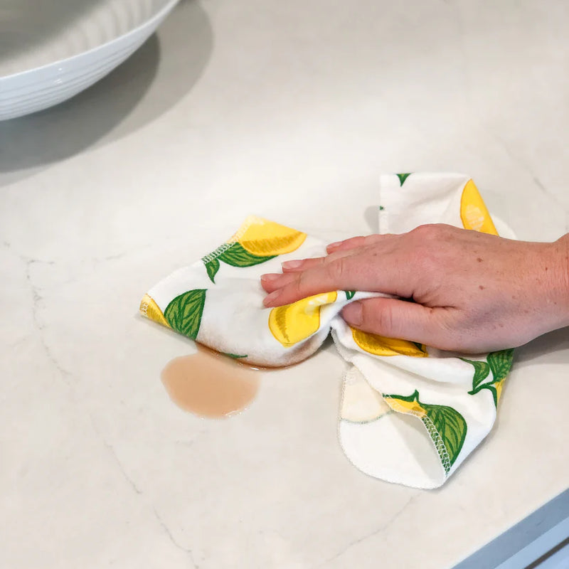 EARTHLY CO - Reusable Paper Towel 10/PK Amalfi Lemons