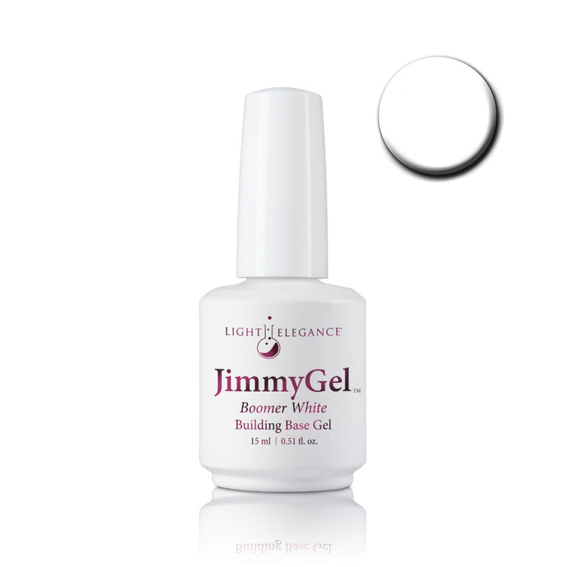 Light Elegance - Jimmy Gel Building Base Boomer White 15 ml - Limolin 