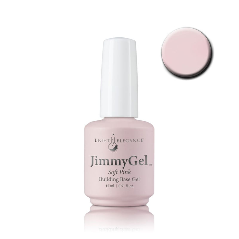 Light Elegance - Jimmy Gel Building Base Soft Pink 15 ml - Limolin 