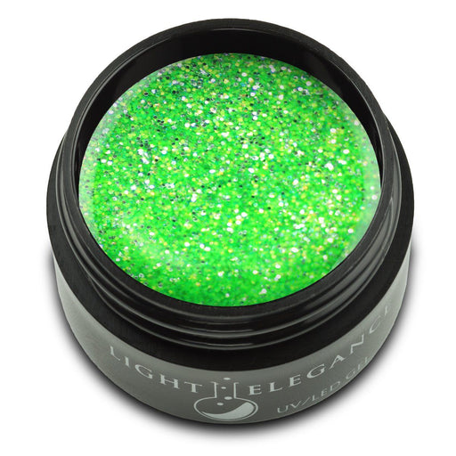 Light Elegance - Kiwi To My Heart UV/LED Glitter Gel - 17 ml (Summer Squeeze) - Limolin 