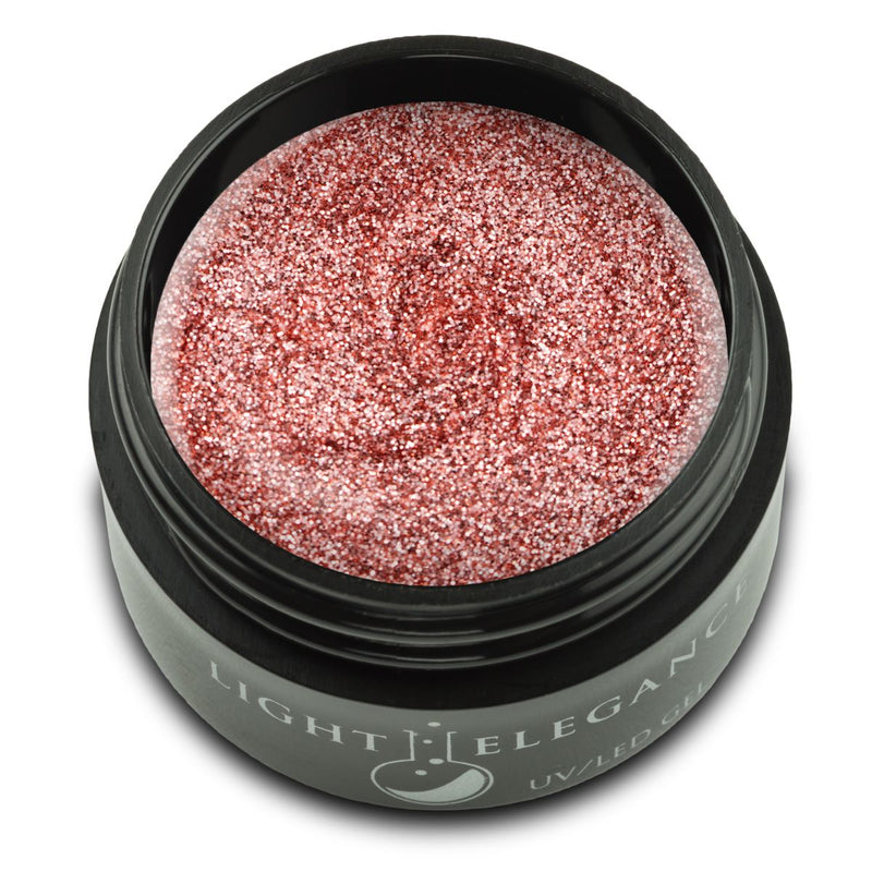 Light Elegance - Restful Rose UV/LED Glitter Gel - 17 ml (D&C) - Limolin 