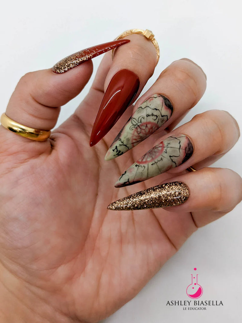 Light Elegance - Restful Rose UV/LED Glitter Gel - 17 ml (D&C) - Limolin 