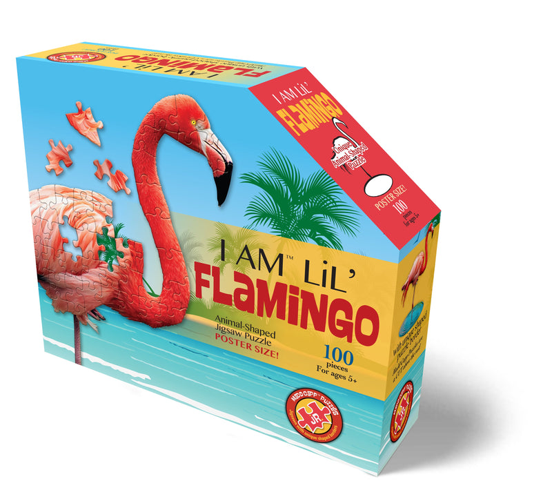 Madd Capp Puzzles - 100 Piece Puzzle - I Am Lil' Flamingo - view 3