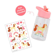 Little Lovely - Drink Bottle Et Stickers - Limolin 