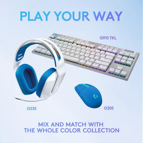 Logitech Volume Controller Grey Logitech - Gaming Headset G335 with Boom Mic Adjustable Headband Volume ...