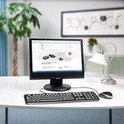 Logitech - Keyboard & Mouse Combo Wired MK120 1000dipi PC - Black - Limolin 