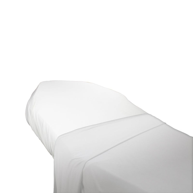Loytel - White Flat Sheet 60 X 80 Inches - Limolin 
