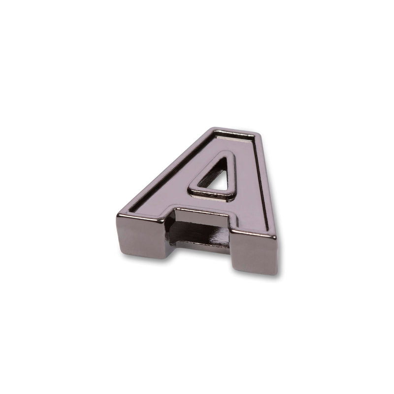 LUG - Gunmetal Letter Bag Charm