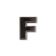 LUG - Gunmetal Letter Bag Charm