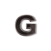 LUG - Gunmetal Letter Bag Charm