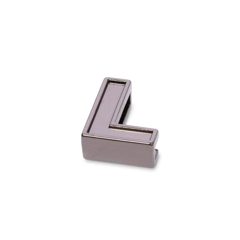LUG - Gunmetal Letter Bag Charm