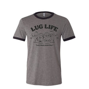 LUG - Buddies Tee Shirt - ATHLETIC HEATHER/JET BLACK / S