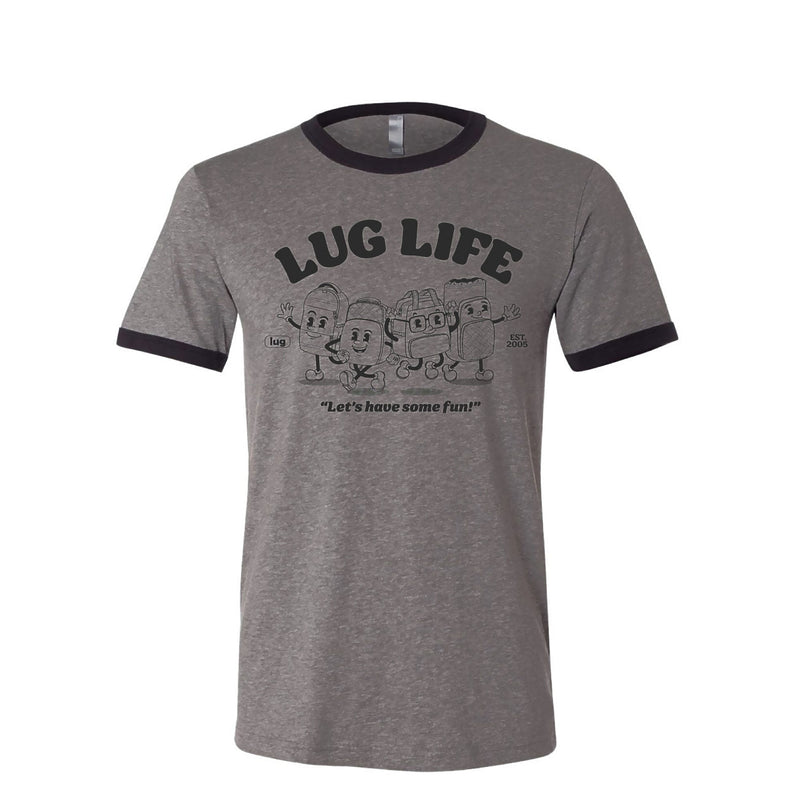 LUG - Buddies Tee Shirt - ATHLETIC HEATHER/JET BLACK / S