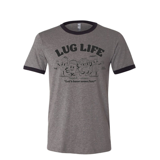 LUG - Buddies Tee Shirt - ATHLETIC HEATHER/JET BLACK / S