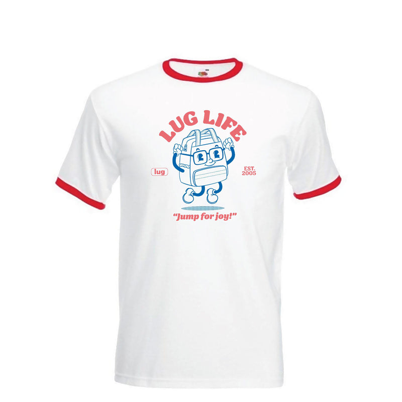 LUG - Buddies Tee Shirt - WHITE/RED / XL