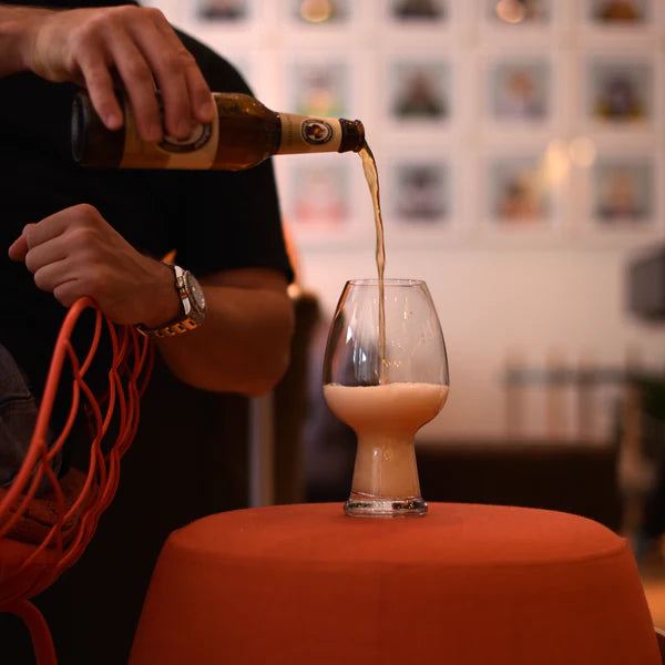 Luigi Bormioli - BIRRATEQUE 265 OZ WHEAT BEER GLASSES (SET of 2) - Limolin 