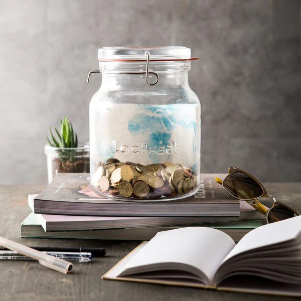 Luigi Bormioli - Lock Eat - 67.75 oz Handy Jar - Limolin 