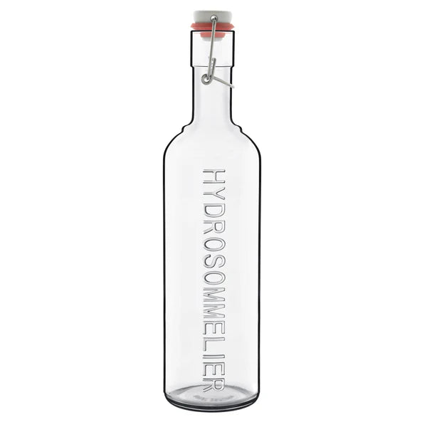 Luigi Bormioli - Optima - 34 OZ HYDROSOMMELIER BOTTLE WITH STAINLESS STEEL AIRTIGHT CLOSURE - Limolin 