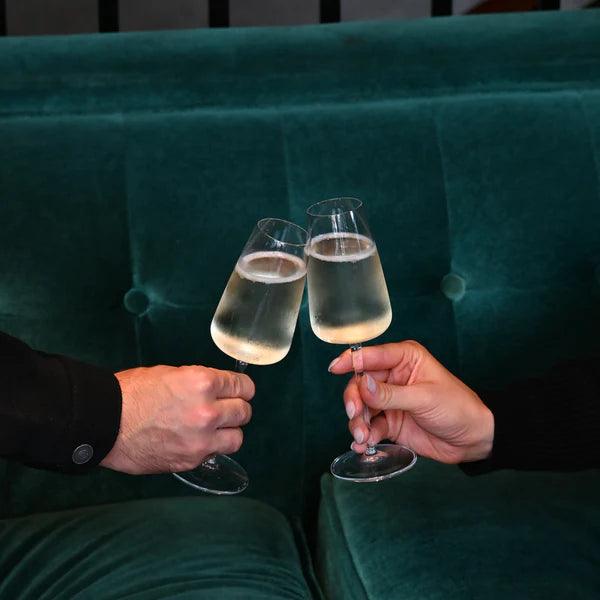 Luigi Bormioli - TALISMANO 7 OZ PROSECCO / SPARKLING SMALL WINE GLASSES (SET of 4) - Limolin 