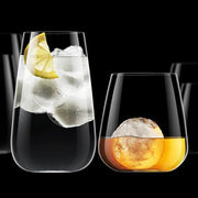 Luigi Bormioli - Talismano 8Pc Barware Set (4 Dof Glasses & 4 Beverage Glasses) - Limolin 