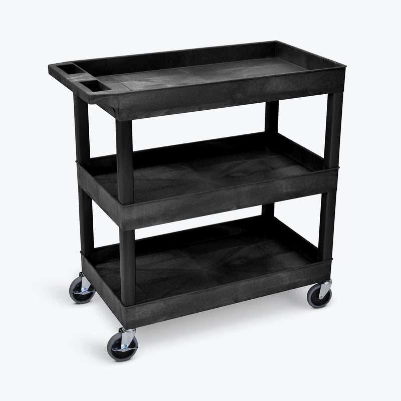 Luxor - 32" x 18" Tub Cart - Three Shelves - Limolin 