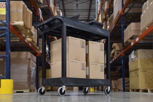 Luxor - 32" x 18" Tub Cart - Two Shelves - Limolin 