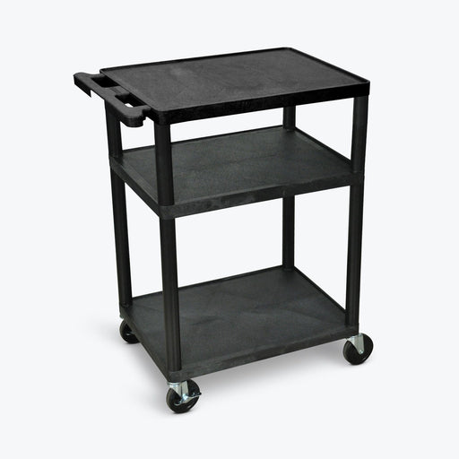 Luxor - 4"H AV Cart - Three Shelves - Limolin 