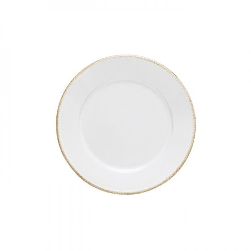 Costa Nova - Luzia Cloud White Round Salad / Dessert Plate